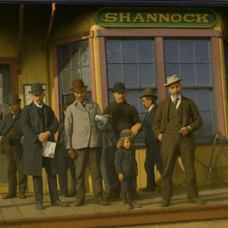 1. Starting in 1837 freight and passenger trains stopped daily in the Village...