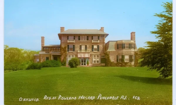 Oakwood. Res. of Rowland Hazard...